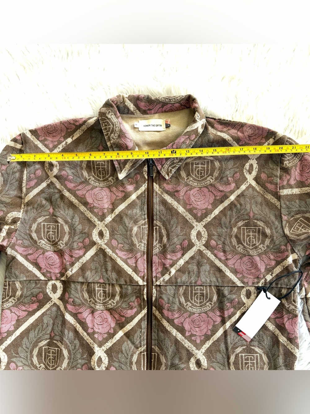 NWT Honor The Gift Double Sided Zip Top Medium Streetwear - Picture 3 of 8